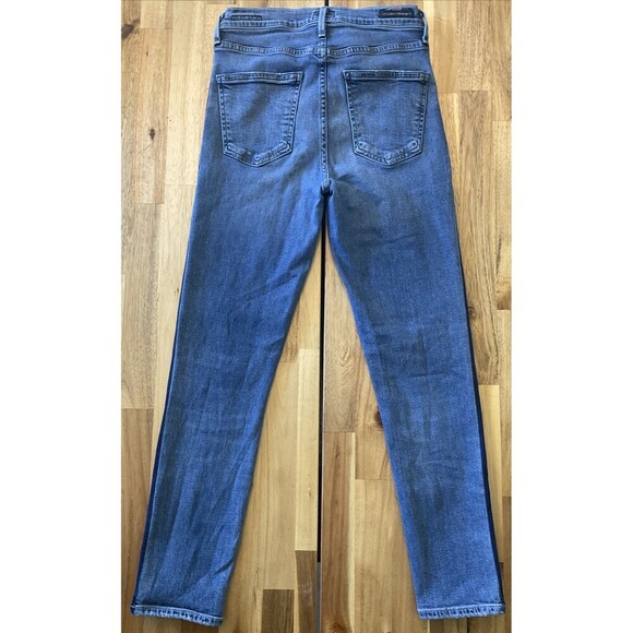 Citizens of Humanity Two Tone Rocket Crop High Rise Skinny Jeans Sz 27 - Picture 10 of 11
